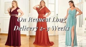 On Request Plus Size Long Evening Gowns