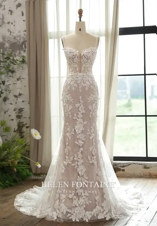 ey4248 helen fontaine mermaid wedding gown with corset bodice eternally yours